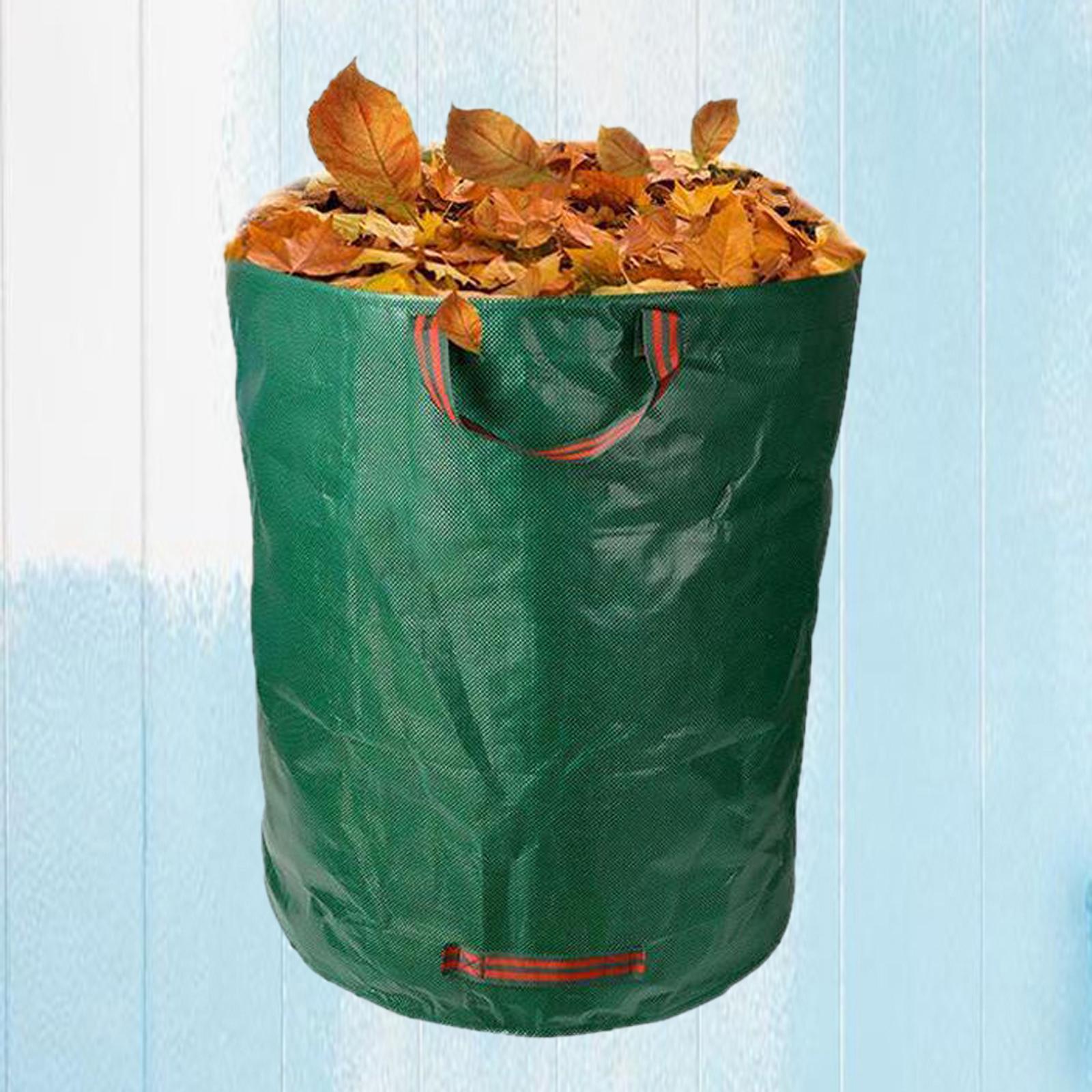 Re-usable 60L garden leaf collection bag