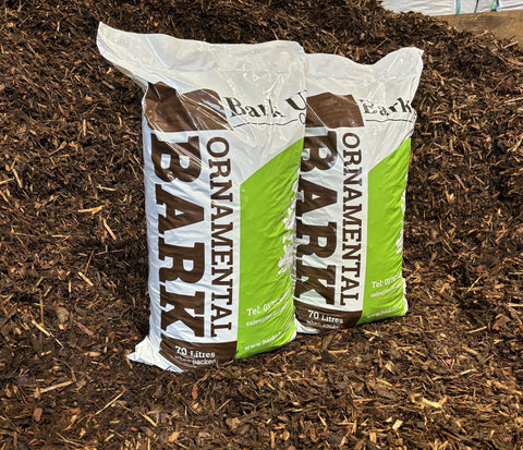 Ornamental Bark chips approx.2000L Large bulk bag